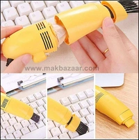 USB Mini Vacuum Cleaner for Laptop/Computer Keyboard/Mobile/Mini/Cars Vacuum Cleaner Electronic Part with LED light (Multicolor) - Pack Of 1)  